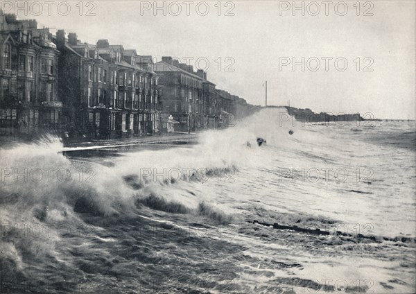 'Blackpool - A Rough Day', 1895. Artist: Unknown.