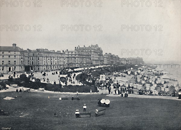 'Eastbourne - General View from the Wish Tower', 1895. Artist: Unknown.