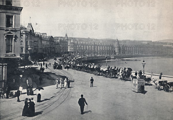 'Douglas - General View of the Promenade', 1895. Artist: Unknown.