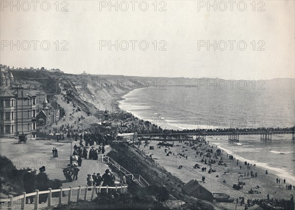 'Bournemouth - View from the West Cliff'', 1895. Artist: Unknown.