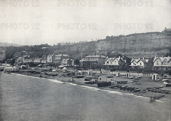 'Shanklin - View of the Beach and the Heights', 1895. Artist: Unknown.