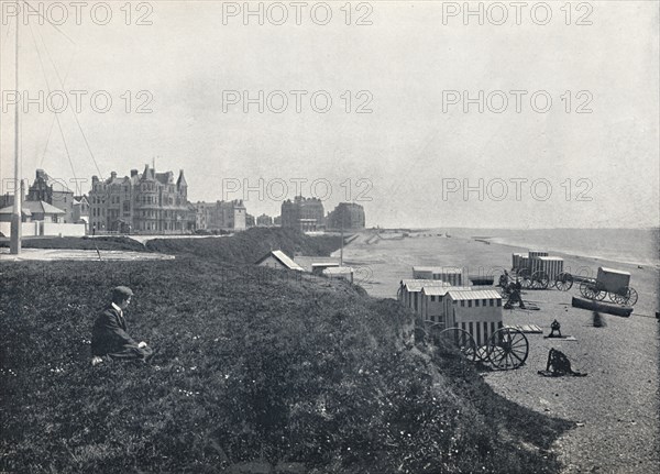 'Bexhill - The Hotels and the Beach', 1895. Artist: Unknown.