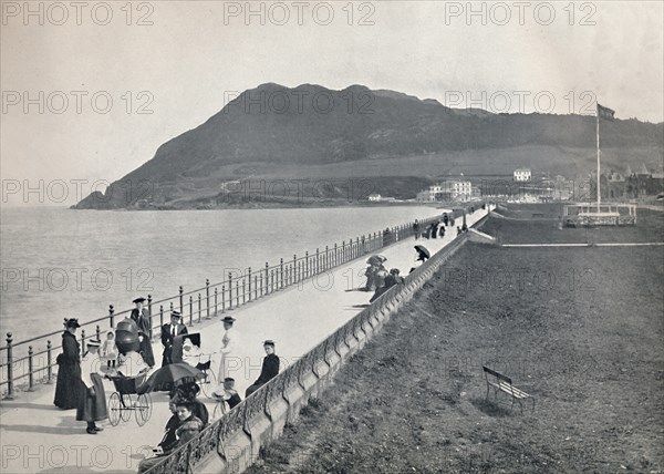 'Bray - The Promenade and Bray Head', 1895. Artist: Unknown.