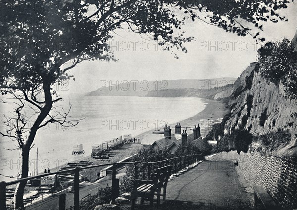 'Sandown - The Bathing Beach', 1895. Artist: Unknown.