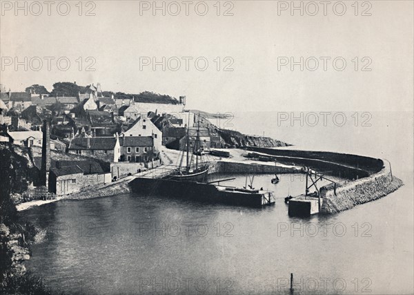 'Crail - The Village and the Harbour', 1895. Artist: Unknown.