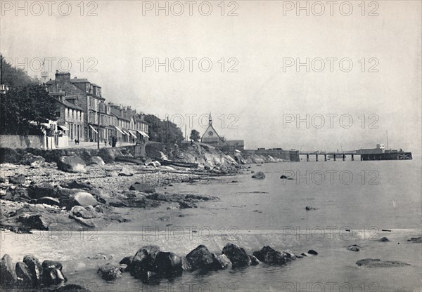 'Innellan - Showing the Rocky Beach and the Steamboat Pier', 1895. Artist: Unknown.