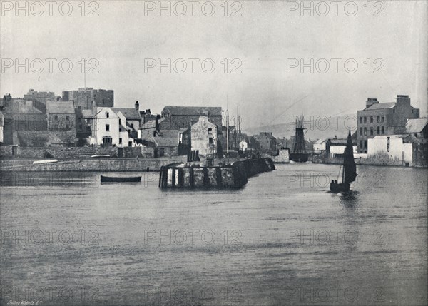 'Castletown - From the Pier, Showing the Castle of Rushen', 1895. Artist: Unknown.