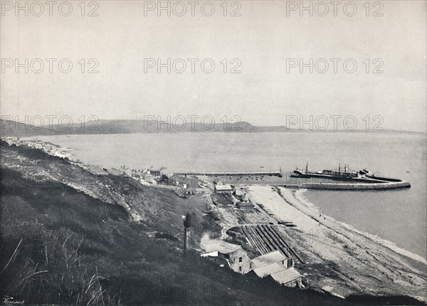 'Lyme Regis - The Harbour', 1895. Artist: Unknown.