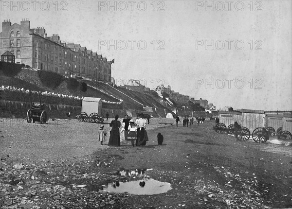 'Ramsey - The Beach', 1895. Artist: Unknown.