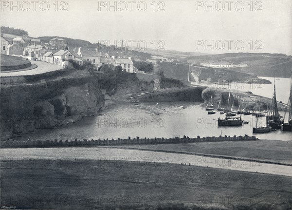 'Dunmore - The Town and the Harbour', 1895. Artist: Unknown.