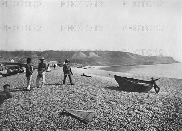 Portland - The Chesil Beach', 1895. Artist: Unknown.