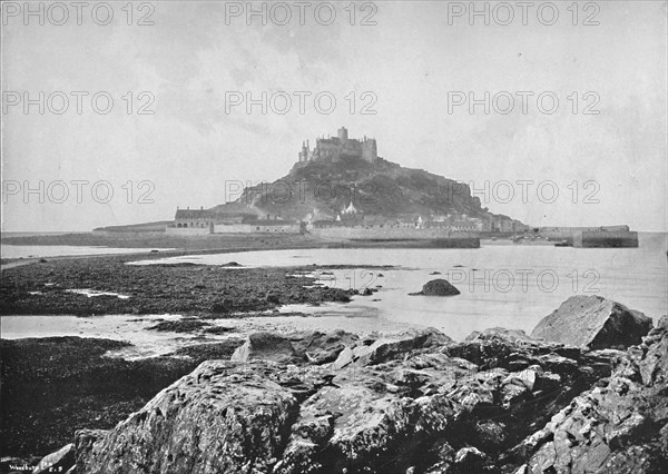 'St. Michael's Mount - From the Rocks Near Marazion', 1895. Artist: Unknown.