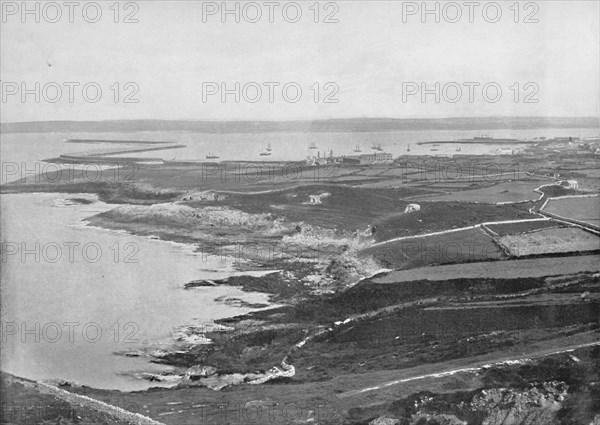 'Holyhead - The Breakwater', 1895. Artist: Unknown.