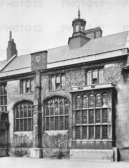 'Charterhouse. Exterior of Hall, with Bay', 1925. Artist: Unknown.