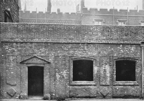 'Charterhouse. Exterior of Cloister Alley', 1925. Artist: Unknown.