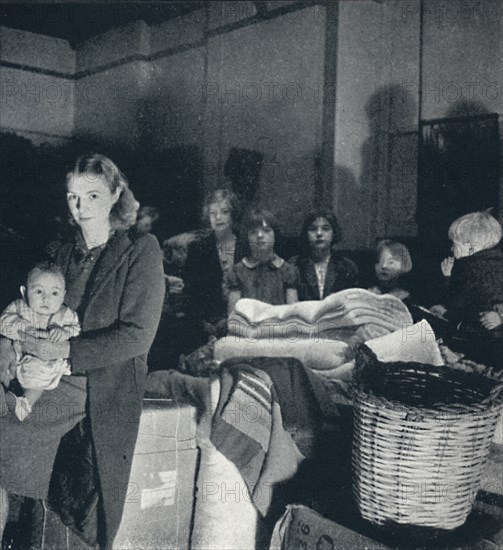 'Blankets for the homeless', 1941. Artist: Cecil Beaton.