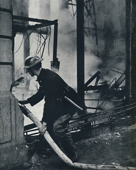 'Fireman', 1941. Artist: Cecil Beaton.