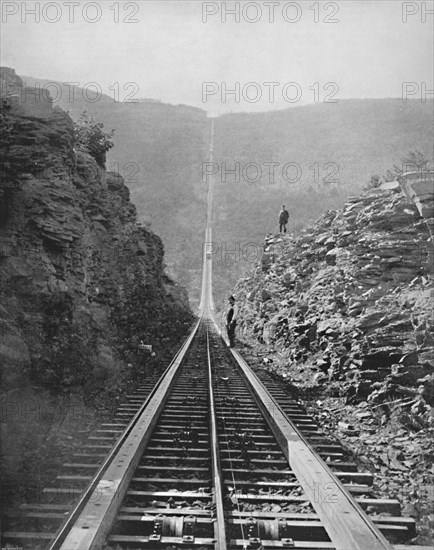 'The Catskill Railway', 19th century. Artist: Unknown.