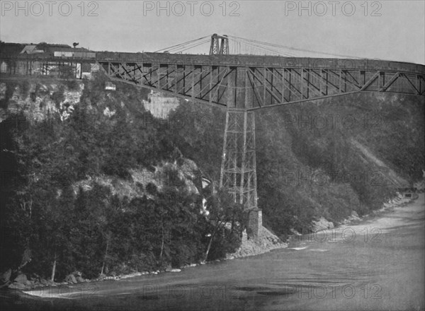 'The Niagara Cantaliver Bridge', 19th century. Artist: Unknown.