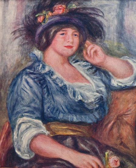 'Girl with a Rose', 1913, (1923). Artist: Pierre-Auguste Renoir.