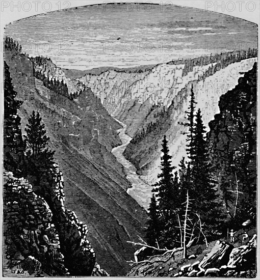 'The Grand Cañon', 1883. Artist: Unknown.