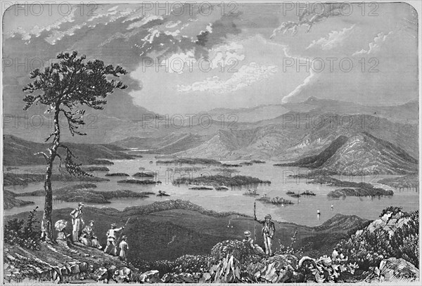 'Squam Lake, New Hampshire', 1883. Artist: Littell.