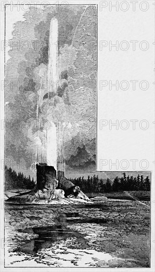 'Giant Geyser', 1883. Artist: Unknown.