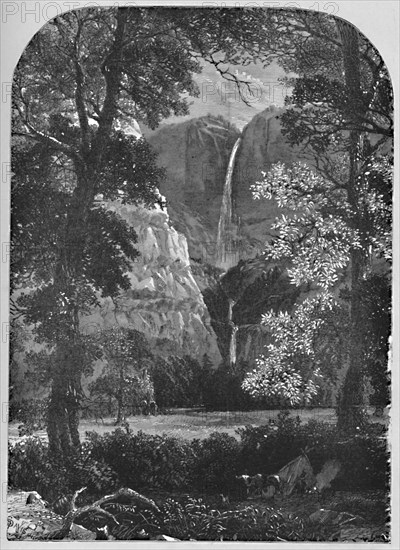 'The Yosemite Falls', 1883. Artist: Davis.