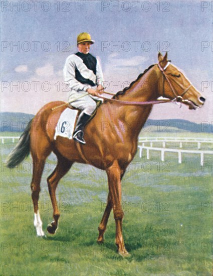 Challenge, Jockey: E. Smith', 1939. Artist: Unknown.