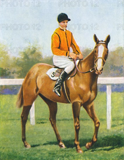 Free Fare, Jockey: B. Hobbs', 1939. Artist: Unknown.