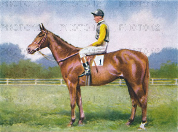 Morse Code, Jockey: D. Morgan', 1939. Artist: Unknown.