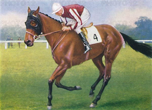 Portobello, Jockey: P. Beasley', 1939. Artist: Unknown.