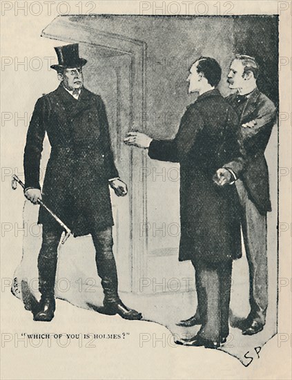 'Which Of You Is Holmes?', 1892. Artist: Sidney E Paget.