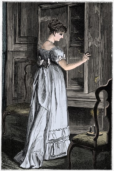 Scene from Jane Austen's Northanger Abbey. Artist: Unknown.