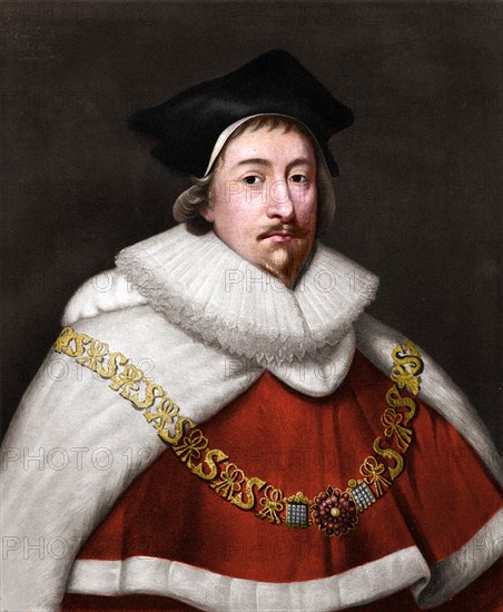 'Sir Edward Coke', c16th century, (1904). Artist: Cornelius Janssen van Ceulen.