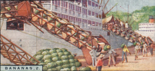 'Bananas 2. - Loading a Steamship, Costa Rica', 1928. Artist: Unknown.