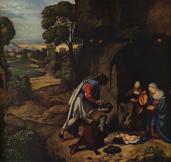 'The Adoration of the Shepherds', 1505-1510. Artist: Giorgione.