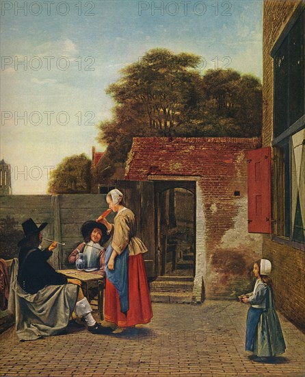 'A Dutch Courtyard', 1658-1660. Artist: Pieter de Hooch.