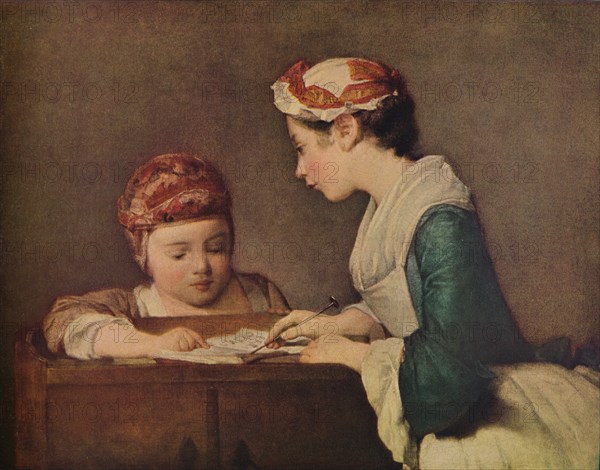 'The Young Governess', c1735-1736. Artist: Jean-Simeon Chardin.