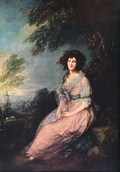 'Mrs. Richard Brinsley Sheridan', 1785-1787. Artist: Thomas Gainsborough.