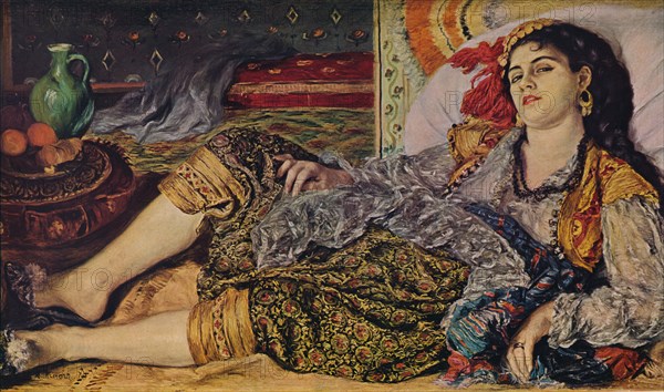 'Odalisque', 1870. Artist: Pierre-Auguste Renoir.