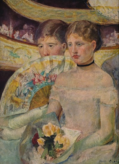 'The Loge', 1882. Artist: Mary Cassatt.