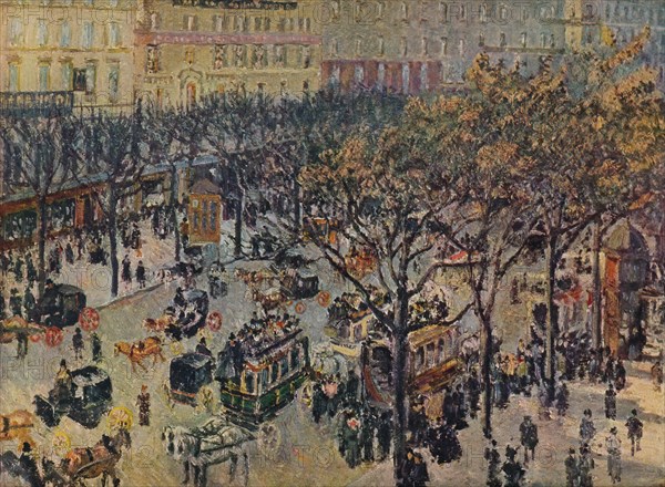 'Boulevard Montmartre', 1897. Artist: Camille Pissarro.