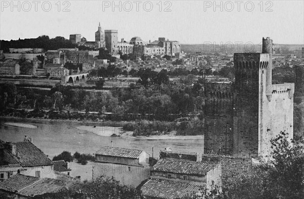 'Villeneuve-Les-Avignon - The Tower of Philippe-Le-Bel (XIVe siècle.), The Rhone Valley. The Palace  Artist: Unknown.