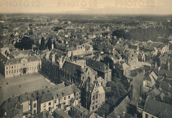 'Town-Hall and General View', c1910. Artist: Unknown.