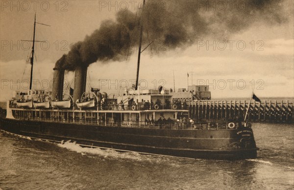 'The Mail-Steamer Stad Antwerpen', c1928. Artist: Unknown.