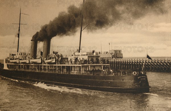 'The Mail-Steamer Stad Antwerpen',  c1928. Artist: Unknown.