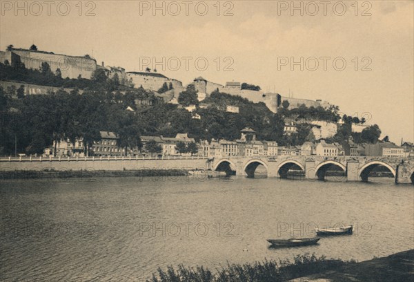 'Namur Citadelle et Pont de Jambes', c1900. Artist: Unknown.