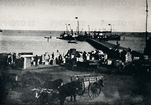 'Landing Place, Punta Arenas', 1911. Artist: Unknown.