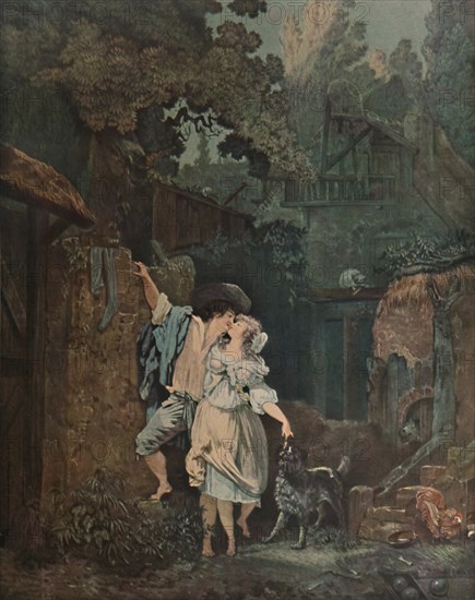 'L'Escalade, Ou Les Audieux Du Matin', 1787, (1913). Artist: Philibert Louis Debucourt.